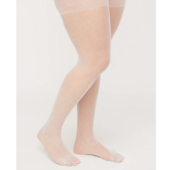 New Catherines Plus Size Daysheer Pantyhose White - Picture 1 of 11
